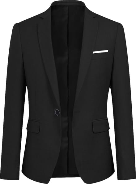 ALLTHEMEN Heren Blazer Suit Jacket - Heren slim fit jas - M