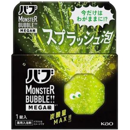 Kao - Bub Monster Bubble Mega Splash Foam Citrus Spark 1 pc