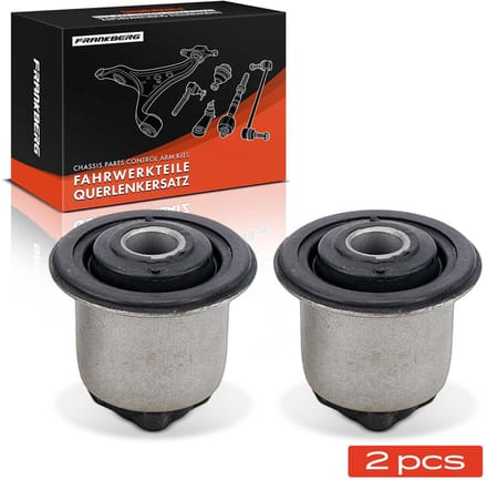 Frankberg 2x draagarmrubber vooras links rechts voor Dacia