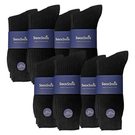 24 Paar Multipack Heren Ultimate Comfort 100% Katoenen Sokken