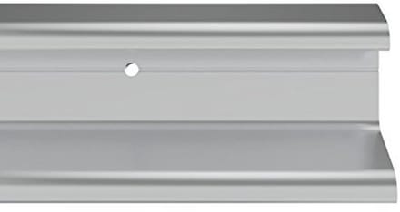 Regenscherm met dubbele vin Weerbalk Aluminium - 914 mm (3'0")
