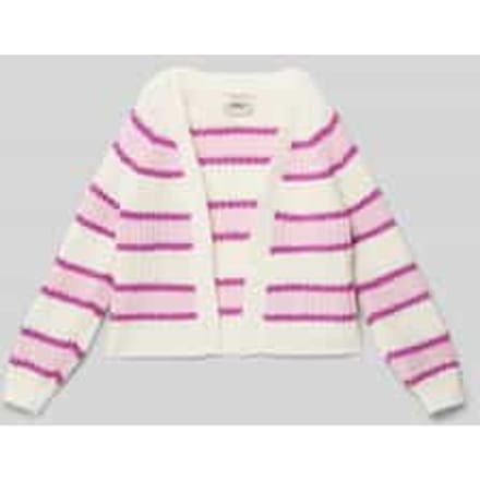 Comfort fit gebreid jack met grof tricot, model 'NORDIC'
