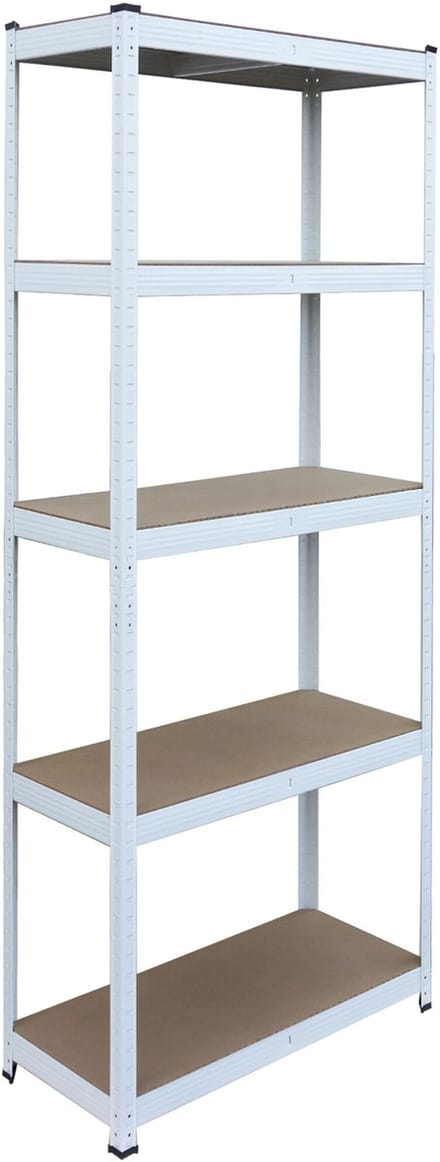zware laststelling - 60x180x30 cm - wit - bruin