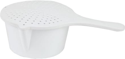 Magnetron Kookpot - Zeef Deksel - Snel Koken - Ingebouwde Zeef - 26.7 cm - Wit