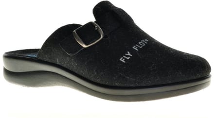 Fly Flot Zwart Instapper Riem maat 41