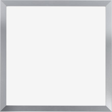 Fotolijst 35x35 cm - MDF - Zilver Glans - Cork