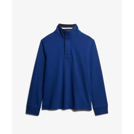 Superdry - Cotton Classics Jersey Sweatshirt Met Halve Rits - Heren - Truien