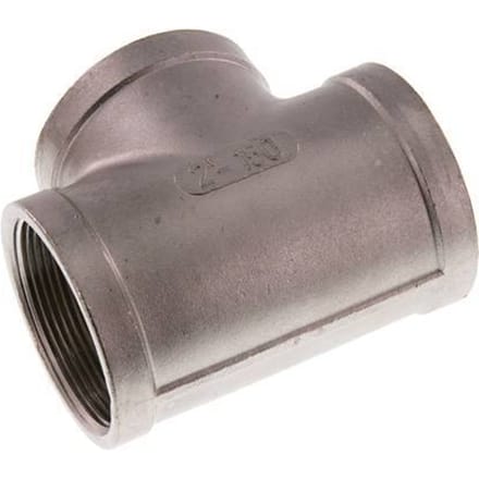 2'' NPT RVS T-stuk 16 Bar - FL3T-F-SH-200N