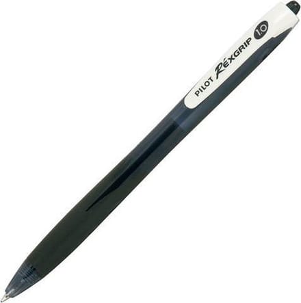 Balpen Pilot BRG-10m-RR-BG Zwart Per 10 stuks