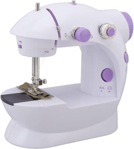 Draagbare Handnaaimachine - Mini Naaiset - Kleding Repareren - Met LED Licht - 100-240 V