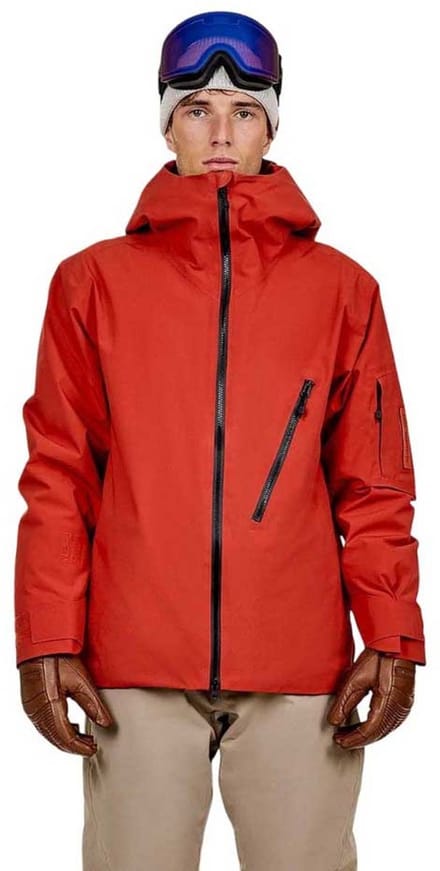 The Mountain Studio 2l Stretch Jas Rood,Oranje M Man