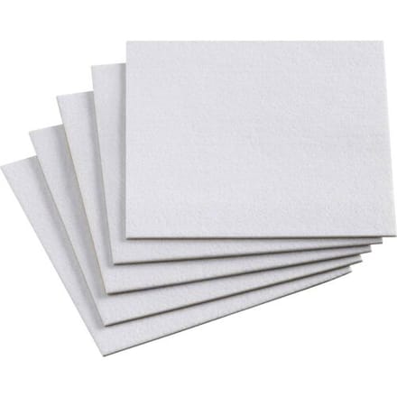 Metafranc WU0645546 Viltdoppen Vierkant, Zelfklevend Wit (l x b x h) 200 x 200 x 3 mm 1 set(s) Package
