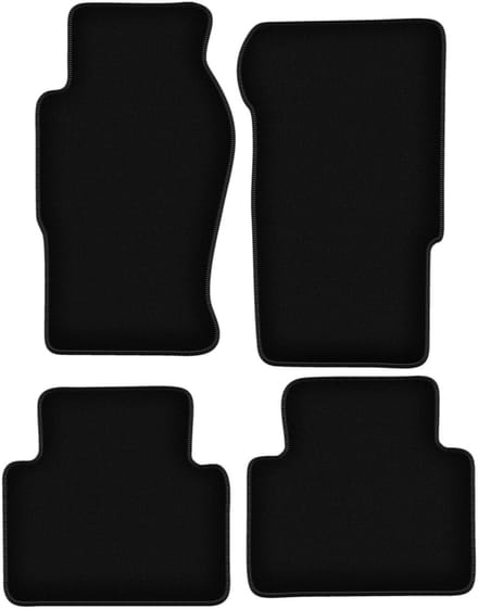 BASIC zwarte veloursmatten voor: Nissan Patrol Y61 GU GR off-road (1998-2004)
