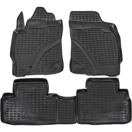 Tapis de sol - Tribute - Compatible Ford Maverick 2001-2007 - Caoutchouc 3D - Toutes saisons - Set