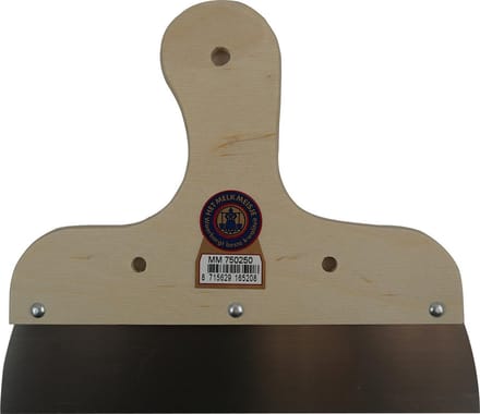 Metselmeisje Pleistermes rvs hout 600 (Prijs per stuk)