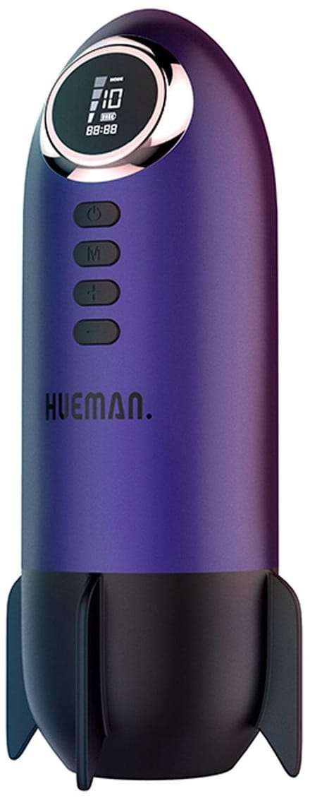 Hueman - Rocket Masturbator - Zuig- en Vibratiefunctie