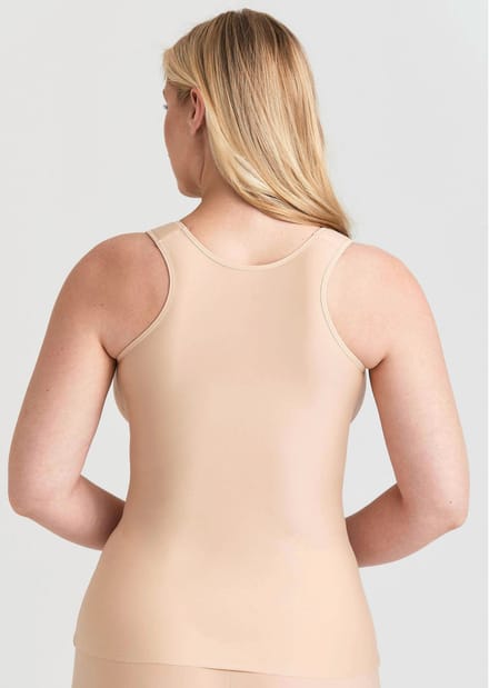 Verkoelend behahemd met beugelloze cups - beige - Gr. 85 E van Goldner Fashion