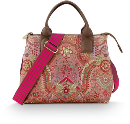 Pip Studio - Fia Handtas Dames - Tas - Jabali - Rood - 26.5x14x22cm