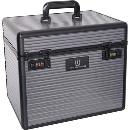 RelaxPets - Imperial Riding - Groomingbox Shiny Classic - Darkgrey