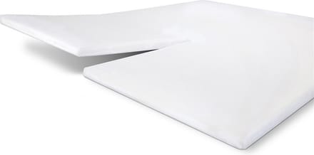 Walra Hoeslaken Jersey Stretch Split-topper - 180x200/210 - 100% Katoen - Wit