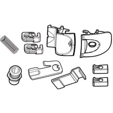 Mécanisme de fermeture complet pour top case Shad SH39 moto D1B391MAR Neuf