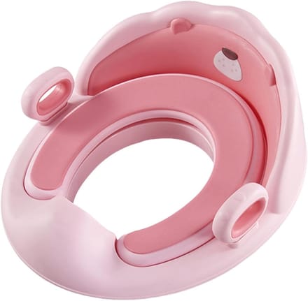 Toilet trainer - Potje kind - Zindelijkheidstraining - Met handgrepen - 35.5 x 37 cm - Roze