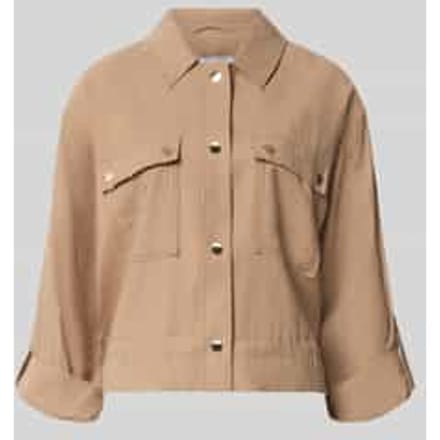 Regular fit blazer met borstzakken
