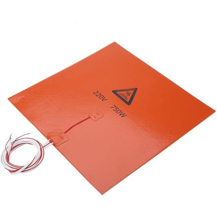 3D Printer Accessoires Siliconen Hot Verwarmd Bed Verwarmingskussen (220V 750W 300*300mm) red