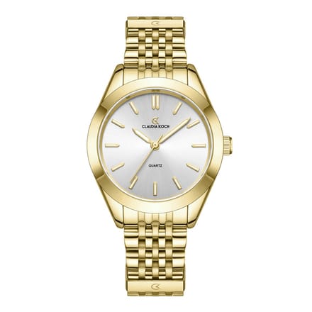 CK Legacy – Gold with Silver Dial - ClaudiaKoch Watches CK 4361