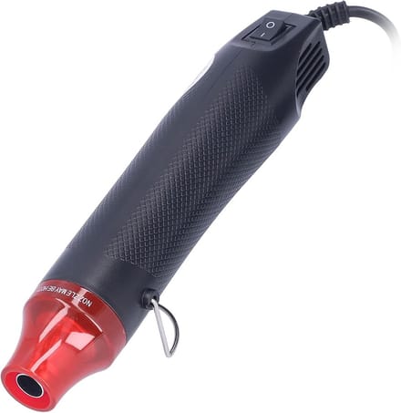 Mini-heteluchtpistool, heteluchtpistool 390℉ ABS kunststof buitenkant voor doe-het-zelfprojecten(Europese norm 230V)
