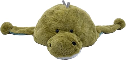 Cute since 1999 - Hoed voor kinderen - Knuffel hoed met Sjaal - Groene dinosaurus