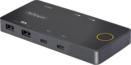 StarTech.com C2-H46-UC2-PD-KVM KVM-switch Zwart
