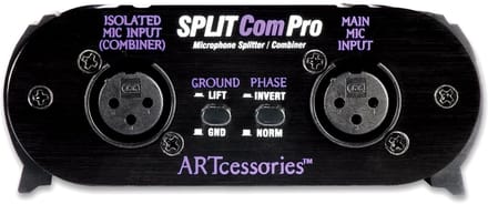 ART SplitCom Pro microfoon-Splitter/Kombinierr - Signaalsplitter