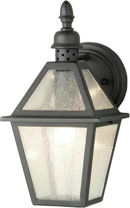 Elstead Lighting LED Wand Buitenlamp Polruan | 1X E27 Max 60W | IP44 | Dimbaar | Mud Black