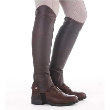 Geoliede kalfsleren mini-chaps Kavalkade Remus