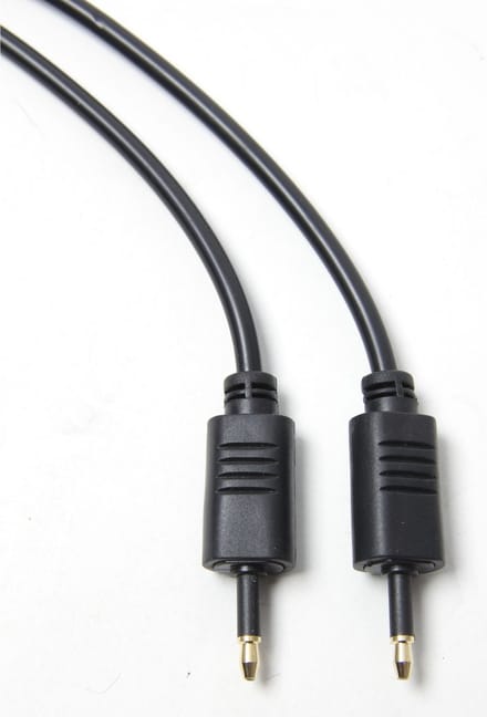 MUSIC STORE Optafeles kabel 1m 3,5mm => 3,5mm opt. jack - Stereo patch kabel