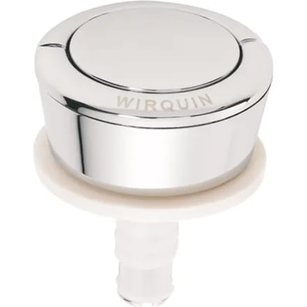 Wirquin Enkele Wc-drukknop Chroom