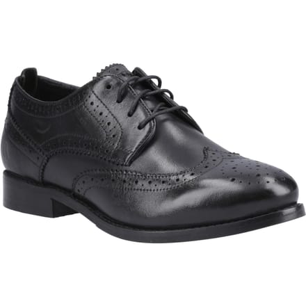 Hush Puppies Dames/Dames Natalia Leren Brogues (Zwart)