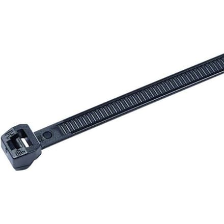 HellermannTyton 118-00066 T120ROS-PA66HS-BK Kabelbinder Zwart 100 stuk(s)