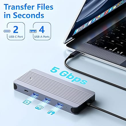 12-in-1 M.2 SSD Behuizing Hub USB C Docking Station USB Hub TYPE C naar HDMI Adapter 4K60Hz 1000Mbps PD100W USB3.0 Voor Macbook gray