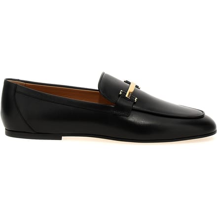 Tod's Zwarte Kalfsleren Instaploafer
