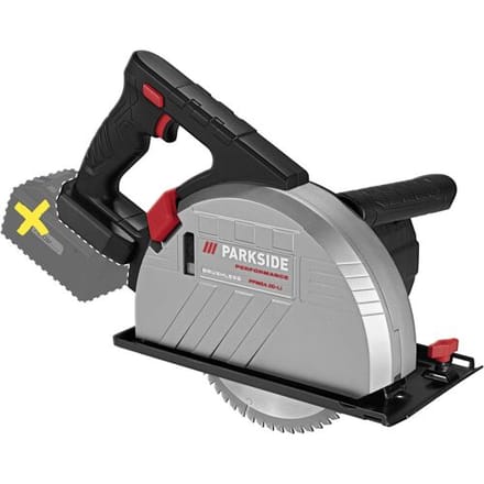 PARKSIDE PERFORMANCE 20 V Accu metaalcirkelzaag PPMSA 20-Li A1, zonder accu en oplader.