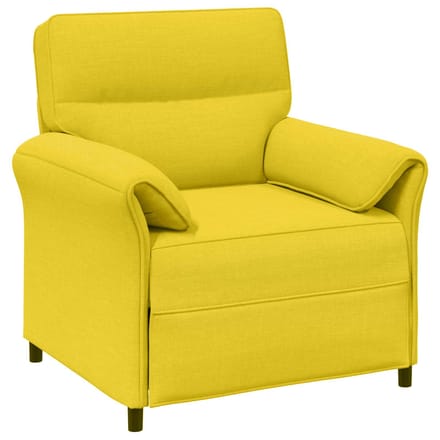 vidaXL - Bank - 100% - polyester - metalen - frame - MDF, - Multiplex