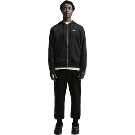 Hooded sweatshirt met rits Nike Club Fleece