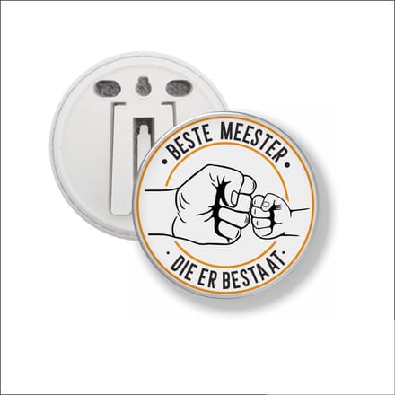 Button Met Clip 58 MM - Beste Meester