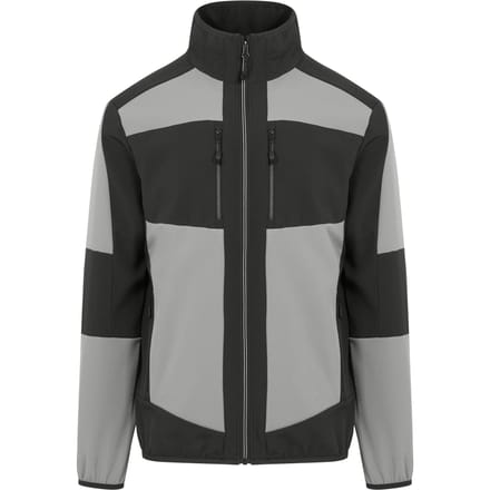 Regatta E-Volve 2-laags Soft Shell-jack voor volwassenen (Mineraalgrijs/antraciet)