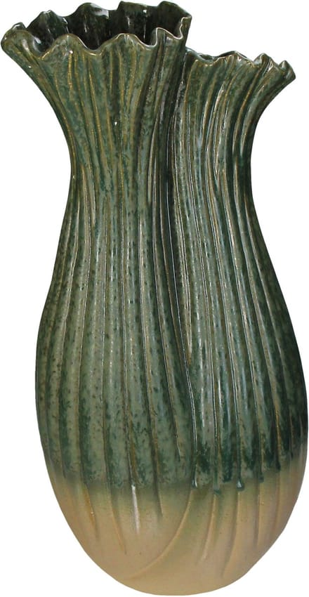 HD Collection Vaas Aardewerk Groen 25.5x19.5x53.5cm