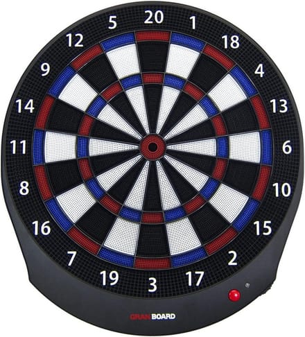 Smart Dartbord voor Online Spel, Geschikt voor Soft Tip Darts en Training