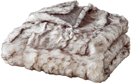 Plaids Cocooning - fleece deken - plaid - Sensation gris - Superzachte fleece - 200 cm x 150 cm