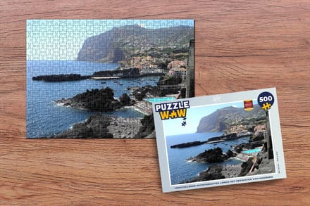 Puzzel Verschillende rotsformaties langs het zeewater van Madeira - Legpuzzel - Puzzel 500 stukjes